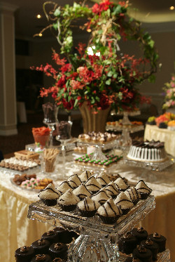 Pastries on a table