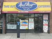 Store front of Meal Mart on Main Street is located at 72-10 Mainstreet